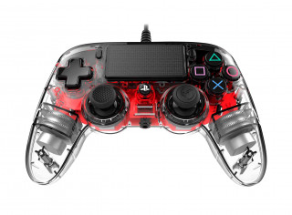 Nacon Wired Compact Controller (Illuminated) - ps4hwnaconwicccred PS4