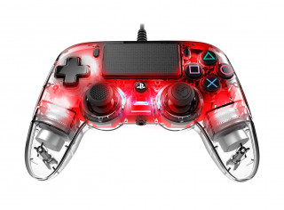 Nacon Wired Compact Controller (Illuminated) - ps4hwnaconwicccred PS4