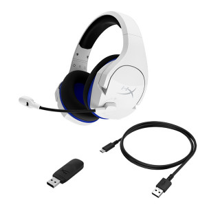 HyperX Cloud Stinger Core - Wireless Gaming Headset (bielo-modrá) (4P5J1AA) PS5