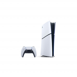PlayStation 5 Digital Edition (Slim) + PlayStation 5 (PS5) ovládač DualSense (bielo-čierny) PS5