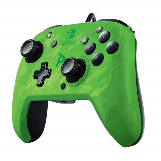 PDP Face-off Deluxe Switch Ovládač + Audio Camo Green Switch