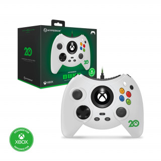 Hyperkin Duke Káblový ovládač  – limitovaná edícia k 20. výročiu – biela (M02668-ANWH) Xbox Series