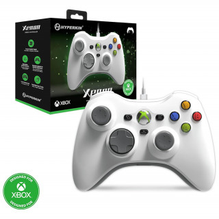 Hyperkin Xenon káblový ovládač – biely (M01368-WH) Xbox Series