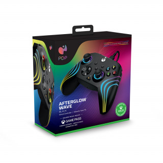 PDP Xbox Series X/S káblový ovládač - Afterglow WAVE audio lighting - Black (Xbox Series X/S) Xbox Series