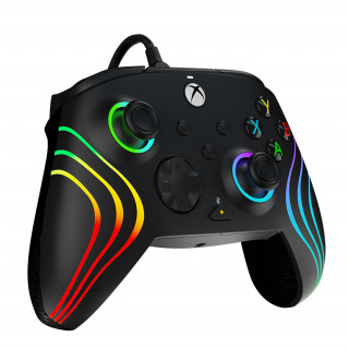 PDP Xbox Series X/S káblový ovládač - Afterglow WAVE audio lighting - Black (Xbox Series X/S) Xbox Series