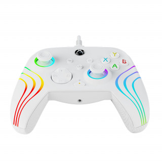 PDP Xbox Series X/S káblový ovládač - Afterglow WAVE audio lighting - White (Xbox Series X/S) Xbox Series