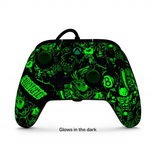 PowerA Advantage Xbox Series X|S Káblový ovládač – Fortnite Glow  Xbox Series