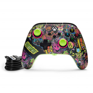 PowerA Advantage Xbox Series X|S Káblový ovládač – Fortnite Glow  Xbox Series