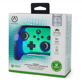 PowerA Advantage Xbox Series X|S Káblový ovládač – Raptor Chrome Xbox Series