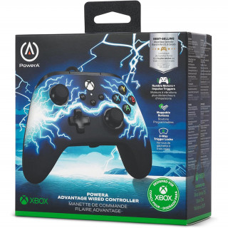 PowerA Advantage Xbox Series X|S, Xbox One, PC káblový ovládač (Arc Lightning) Xbox Series